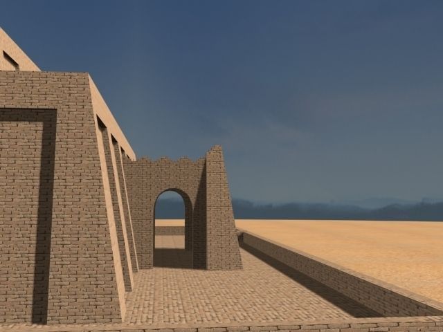 The Accurate Ziggurat of Ur - 3d model 3D model_28