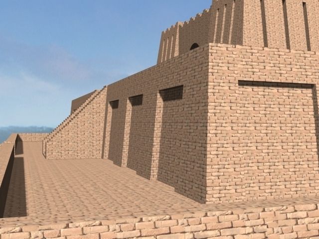 The Accurate Ziggurat of Ur - 3d model 3D model_35