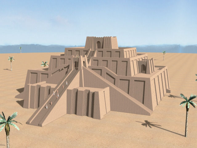 The Accurate Ziggurat of Ur - 3d model 3D model_33
