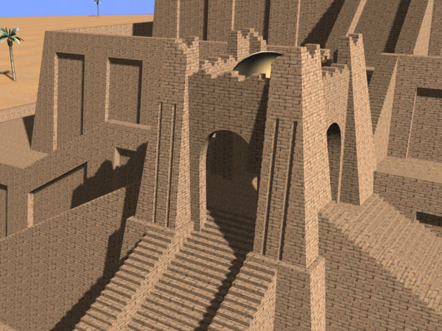 The Accurate Ziggurat of Ur - 3d model 3D model_6