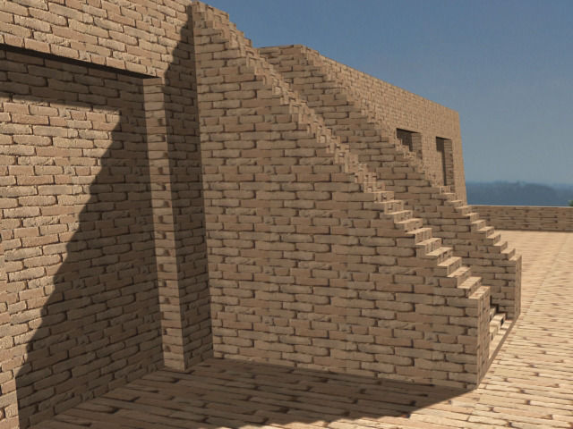 The Accurate Ziggurat of Ur - 3d model 3D model_52