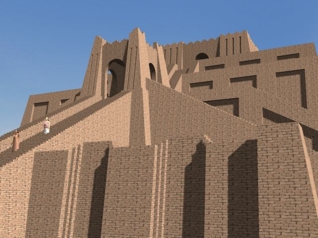The Accurate Ziggurat of Ur - 3d model 3D model_4