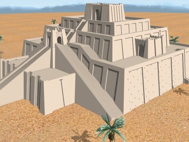The Accurate Ziggurat of Ur - 3d model 3D model_54