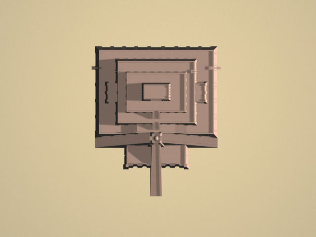 The Accurate Ziggurat of Ur - 3d model 3D model_49