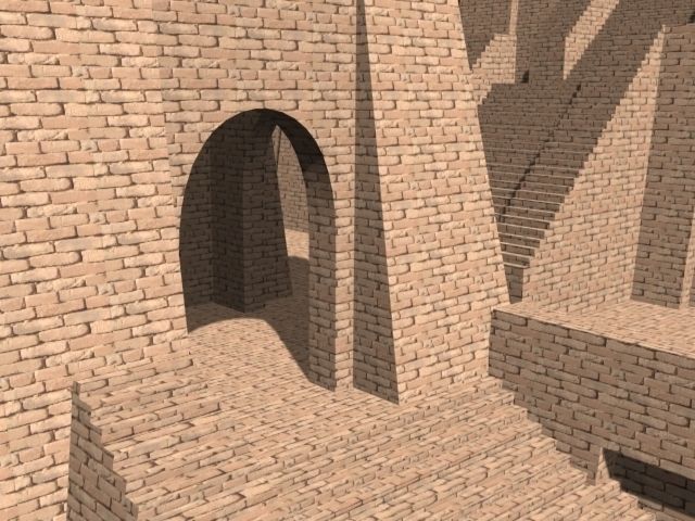 The Accurate Ziggurat of Ur - 3d model 3D model_16