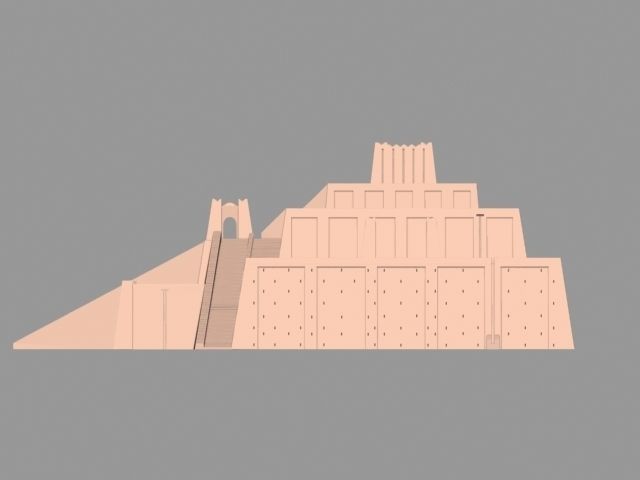 The Accurate Ziggurat of Ur - 3d model 3D model_44