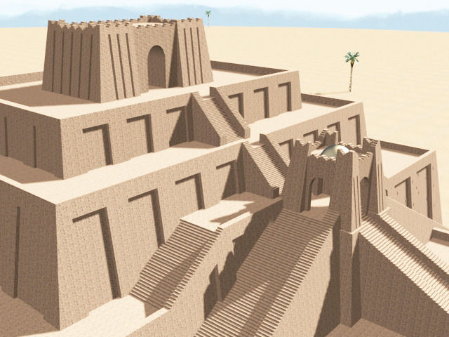 The Accurate Ziggurat of Ur - 3d model 3D model_38