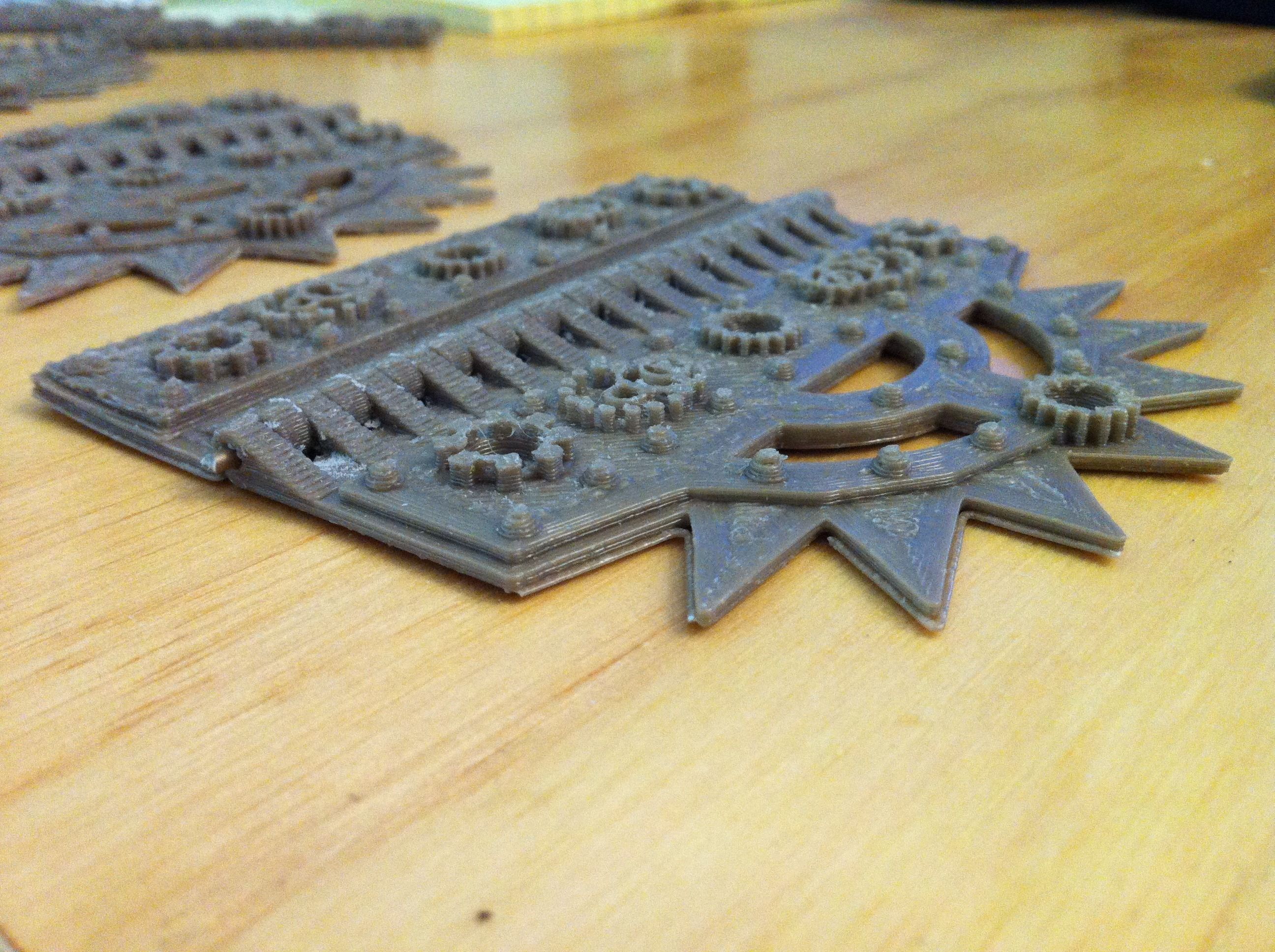Steam Punk Hinge 3D print model_2