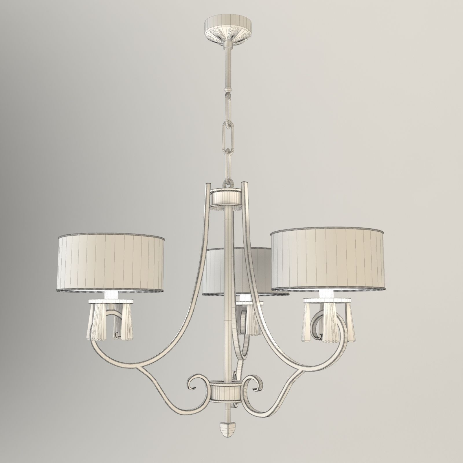 Sigma Elle Due Chandelier 3D model_1