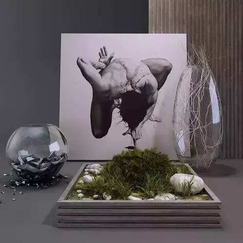 Decorative set for the interior