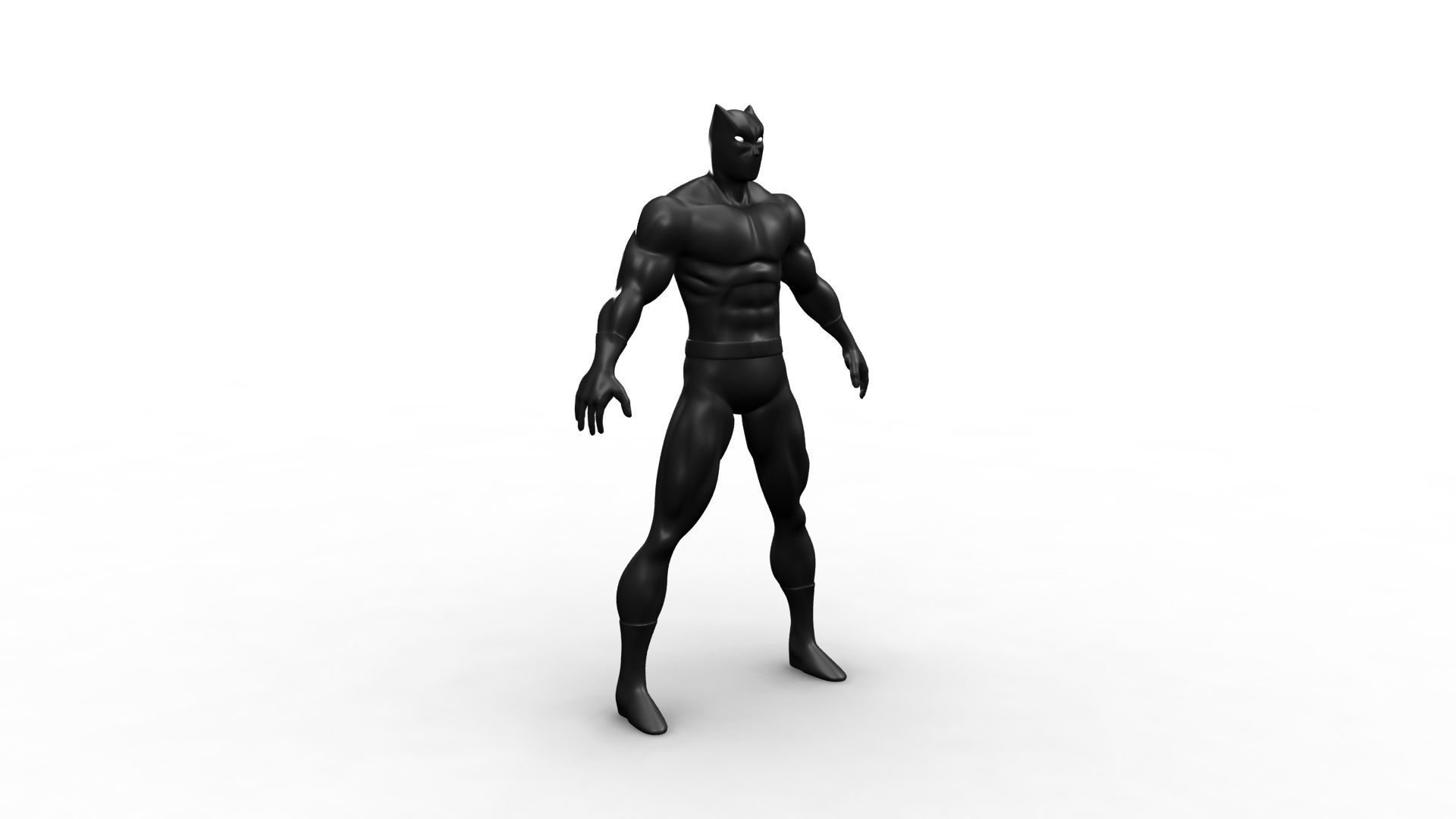 Black Panther Free 3D model_2