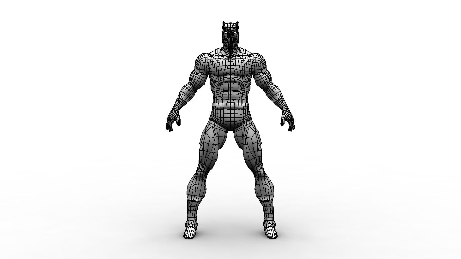Black Panther Free 3D model_5