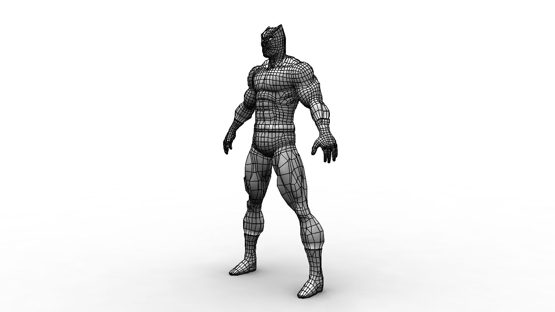 Black Panther Free 3D model_4