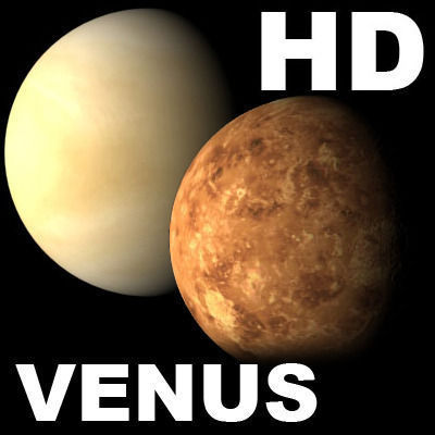 Awesome HD Planets  - 3d model 3D model_106