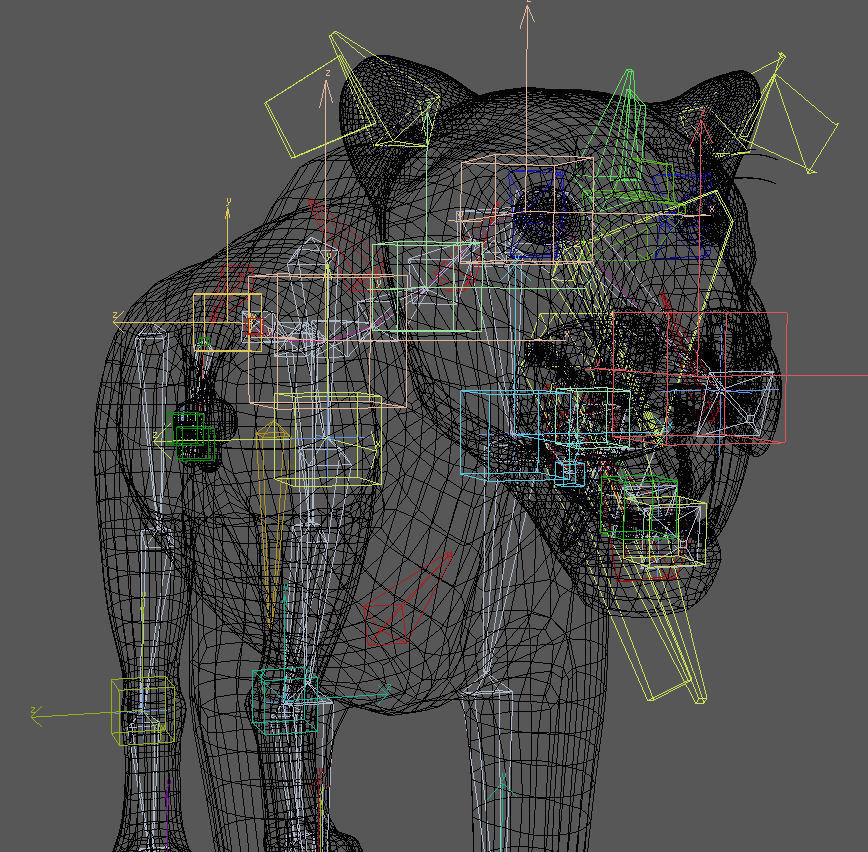 Sabretooth - 3d model lion 3D model_20