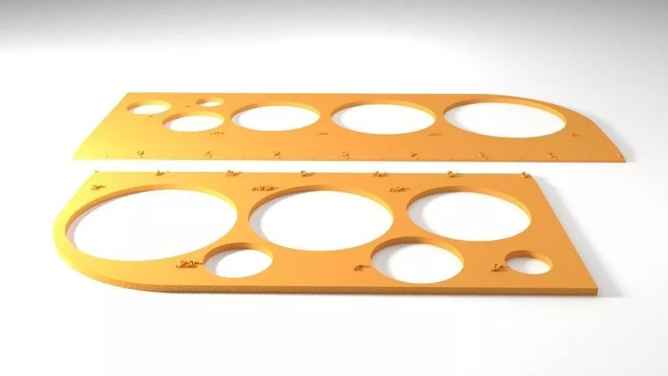 Drafting Rulers Free 3D print model