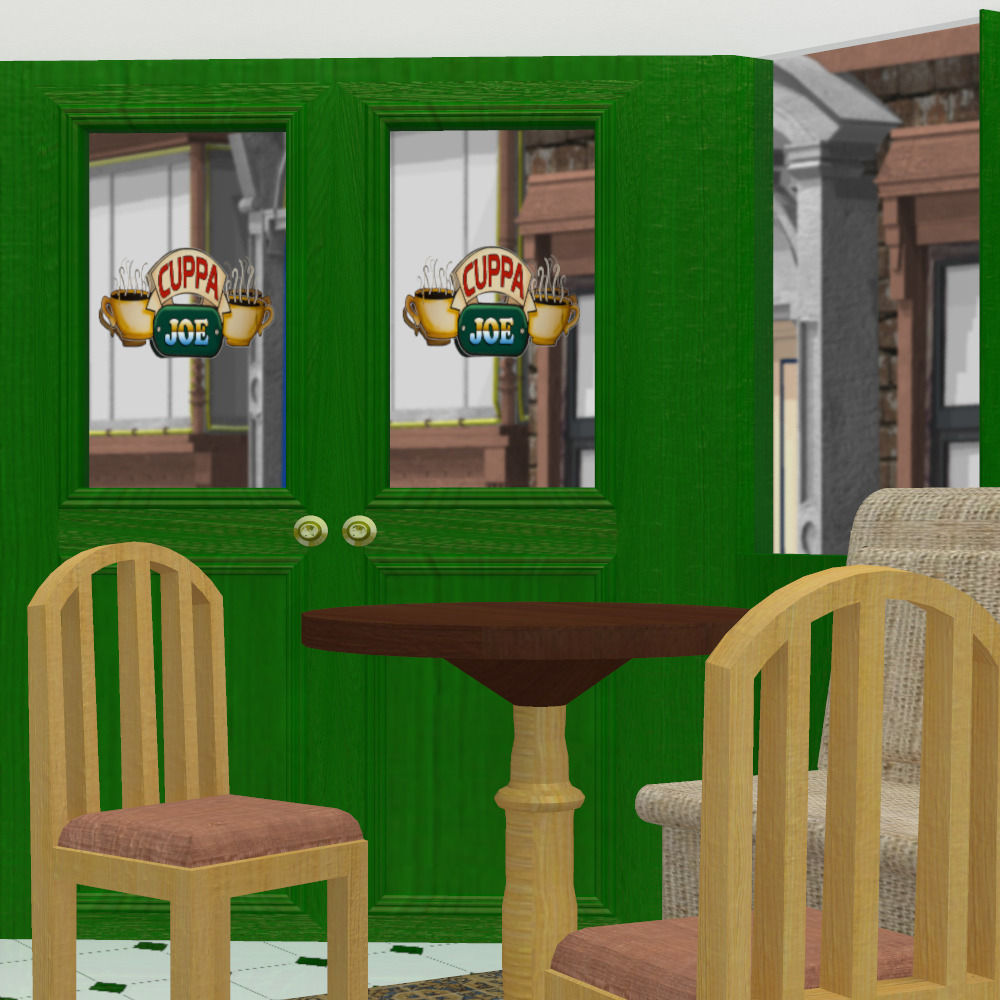 Cuppa Joe Coffee Shop Interior in multiple formats 3D model_10