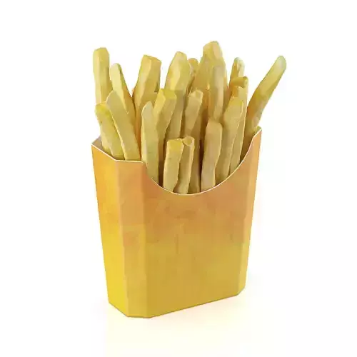 French fries 3D model