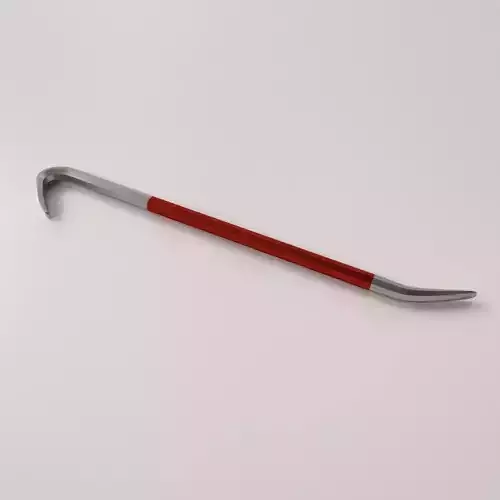 Crowbar cane with handle 3D model Crowbar cane with handle 3D model