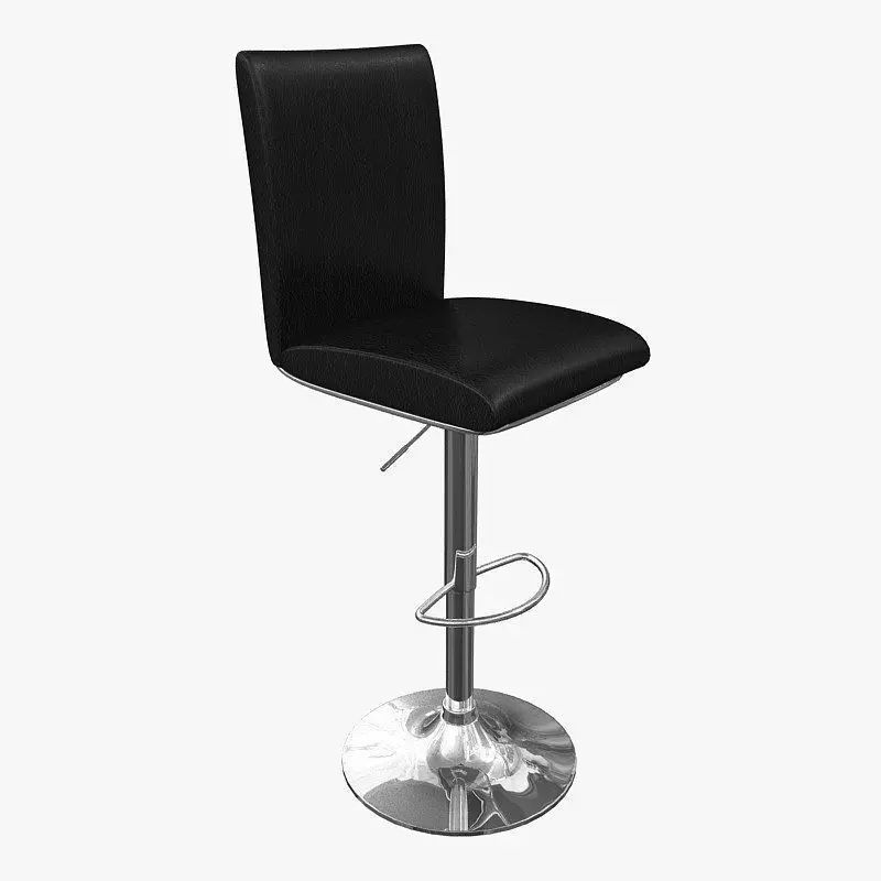 Chair Bar Stool Colin 3D model_0
