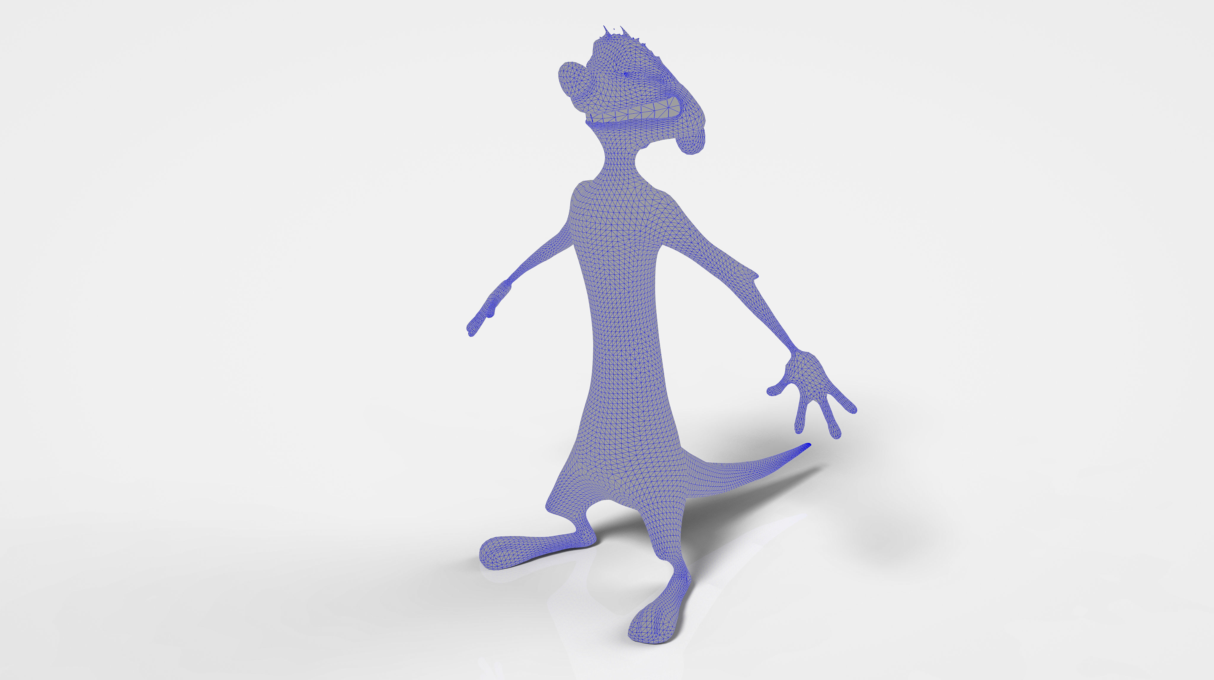 timon cartoon character Free 3D model_8