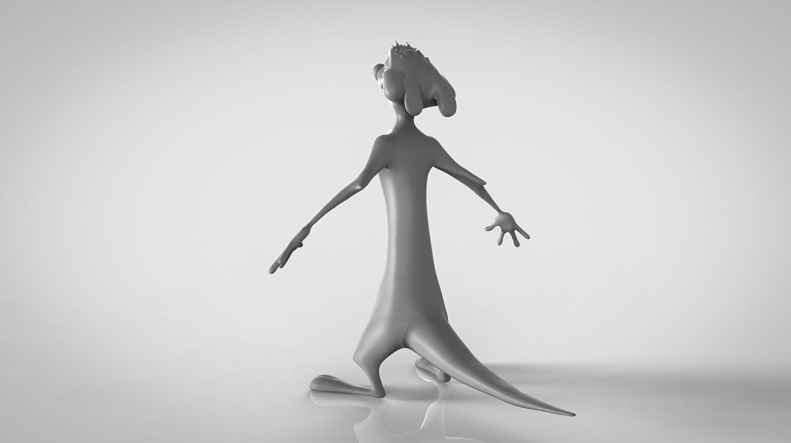 timon cartoon character Free 3D model_5