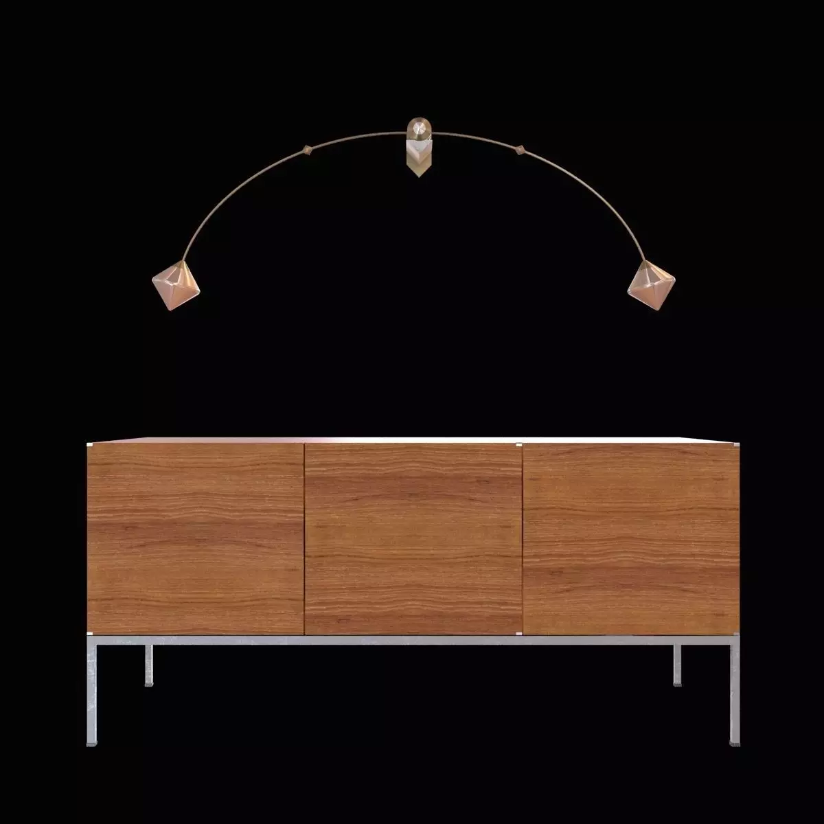 Bec Britat wall lamp and Pointe de Diamant tumb 3D model_0