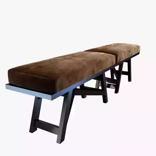 Christian Liaigre at Holly Hunt Ubud Bench 3D model