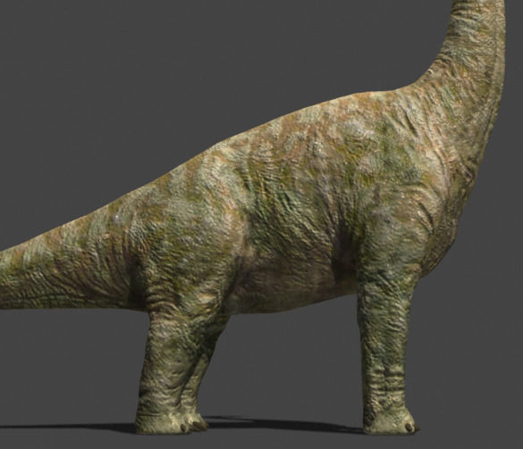 The Ultimate Brachiosaur - 3d model a 3D model_2