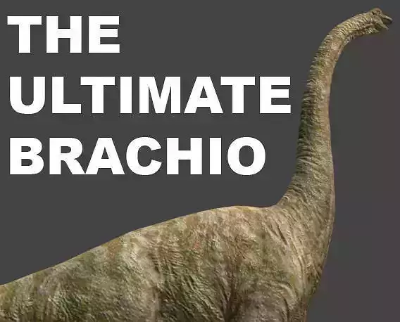 The Ultimate Brachiosaur - 3d model a 3D model