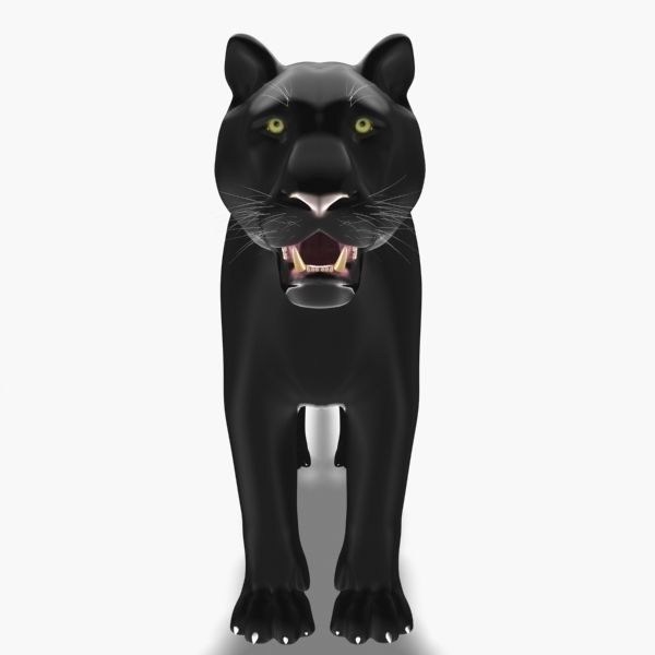 Feline Panther - 3d model 3D model_15