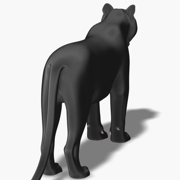 Feline Panther - 3d model 3D model_9