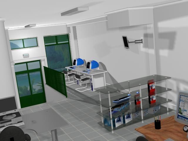 web design office - 3d model a 3D model_20