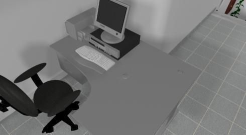 web design office - 3d model a 3D model_9