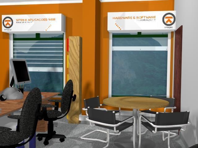 web design office - 3d model a 3D model_2