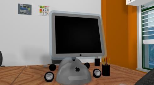 web design office - 3d model a 3D model_13