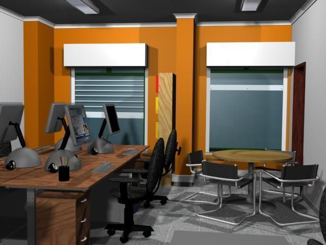 web design office - 3d model a 3D model_14