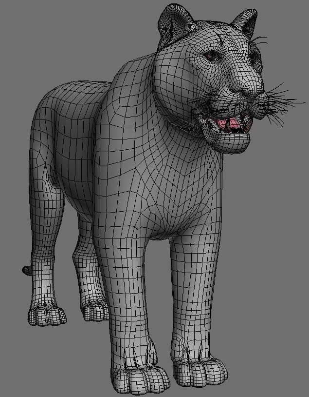 Awesome Tiger - 3d model 3D model_14