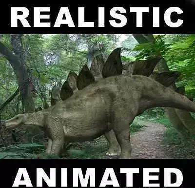 Amazing stegosaur - 3d model 3D model