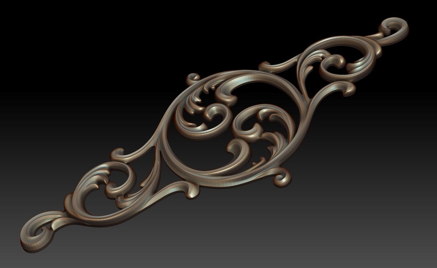 Decorative Element 3D model_4