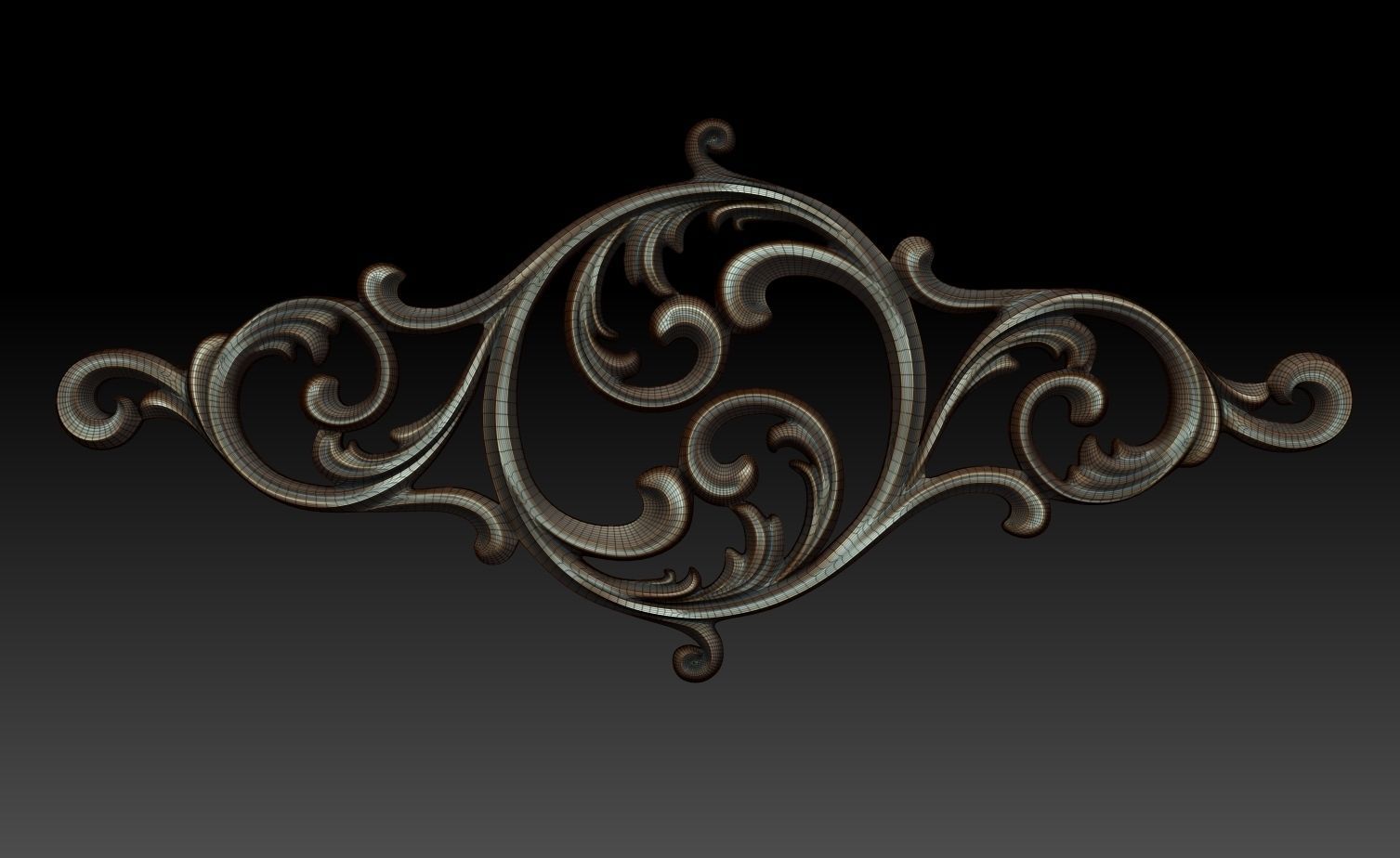 Decorative Element 3D model_2