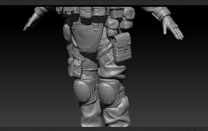 High res Soldier Model 1 3D model_1