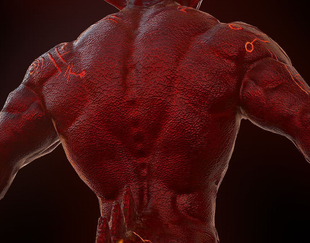 Surtur Model and Rig Low-poly 3D model_1