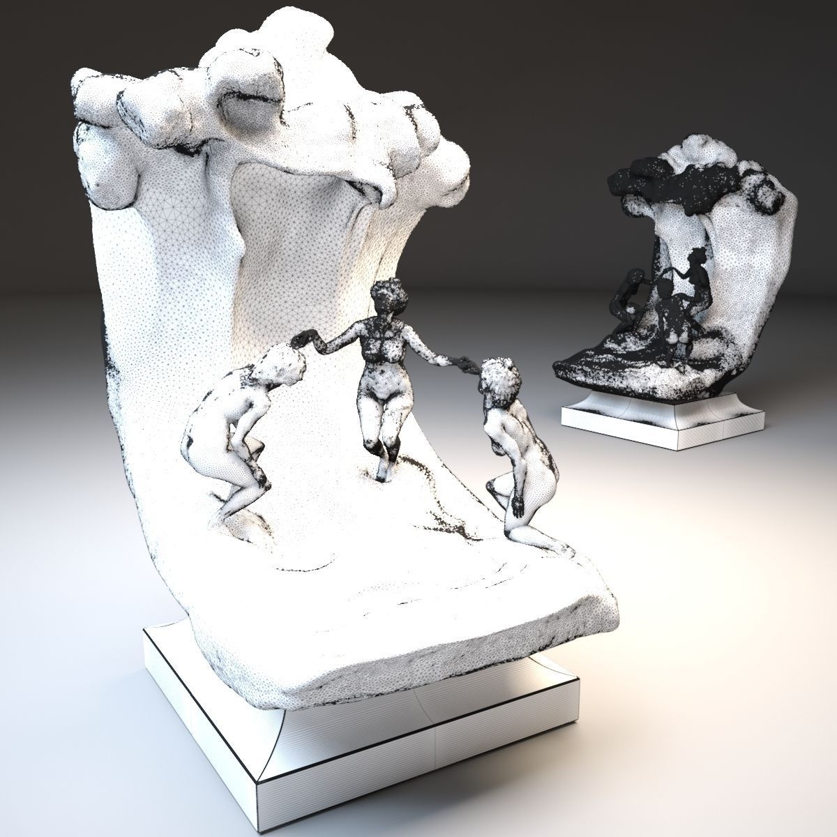 Wave Camille Claudel 3D model_1
