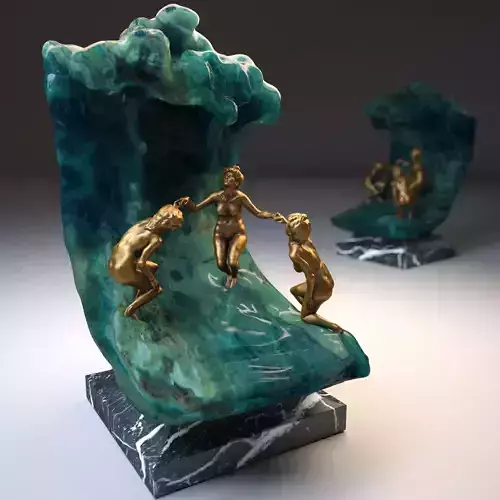 Wave Camille Claudel 3D model