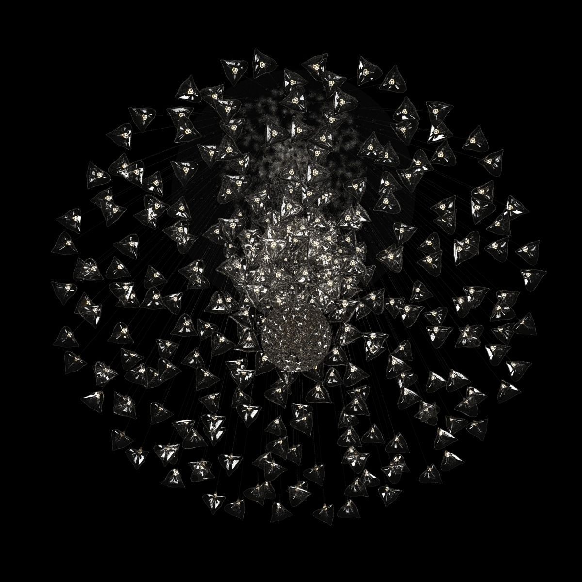 Custom Made Chandelier 3D model_2