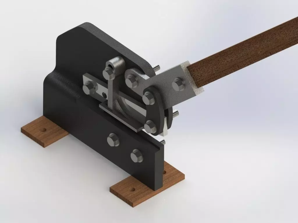 Tesoura de Bancada  Stand Scissors Free 3D model_0