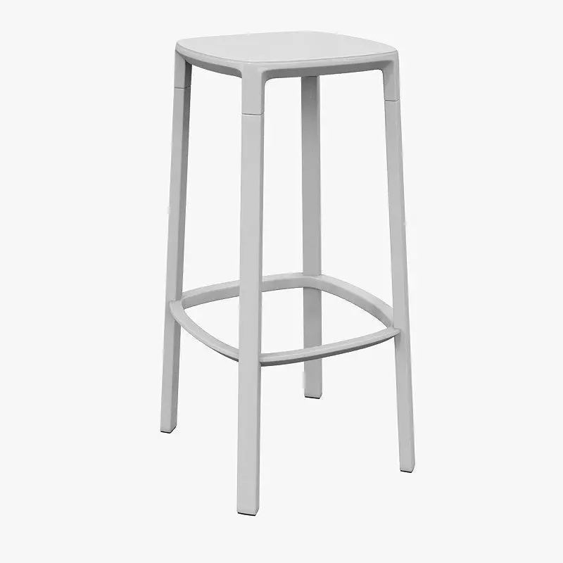 Bar High Stool Plank Pub 3D model_0