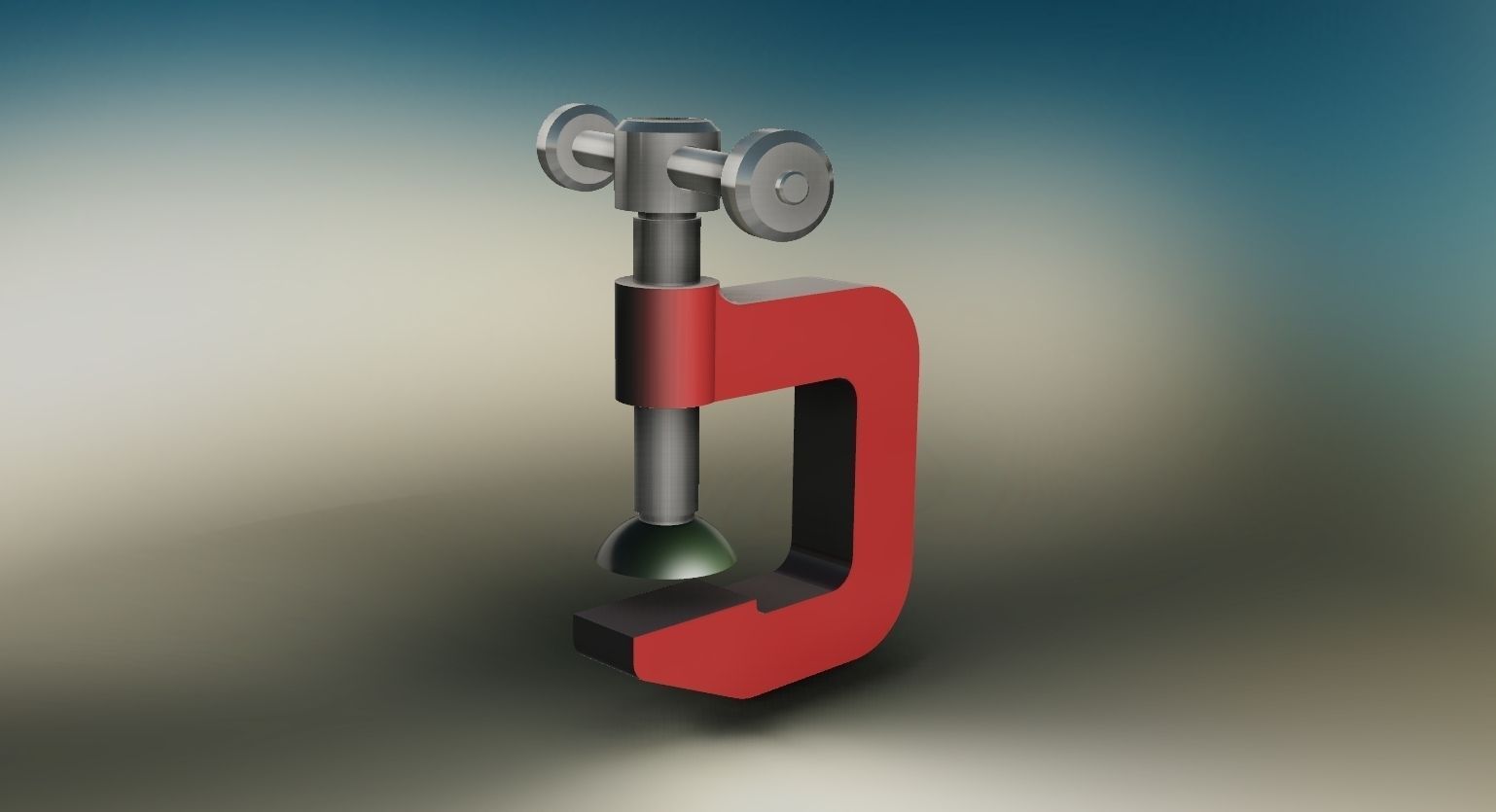 Grampo metal clamp Free 3D model_7