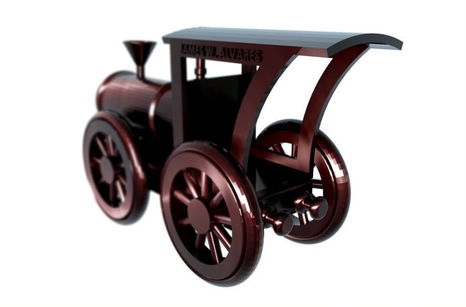 Trem  Train Free 3D model_1